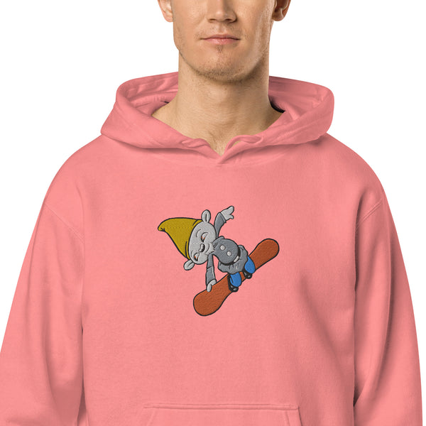 Shreddie the Sgnome pigment-dyed hoodie