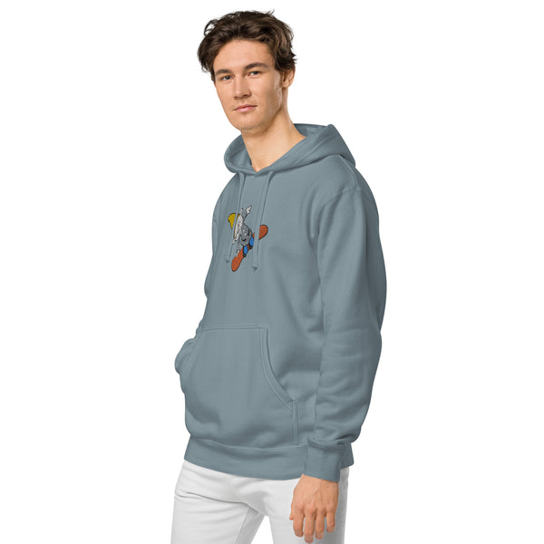 Shreddie the Sgnome pigment-dyed hoodie