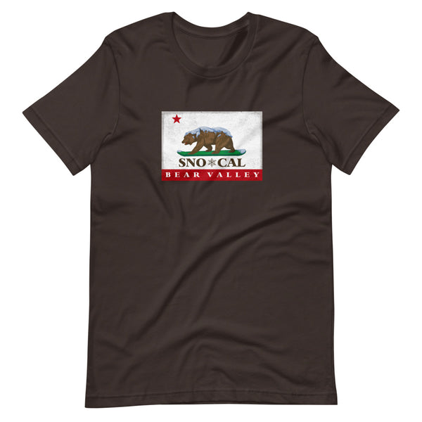 Bear Valley CA Flag Shirt - Sno Cal
