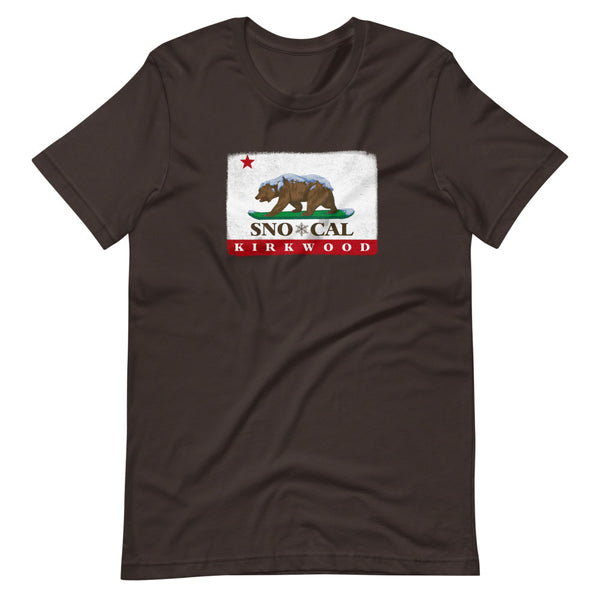 Kirkwood CA Flag Shirt - Sno Cal