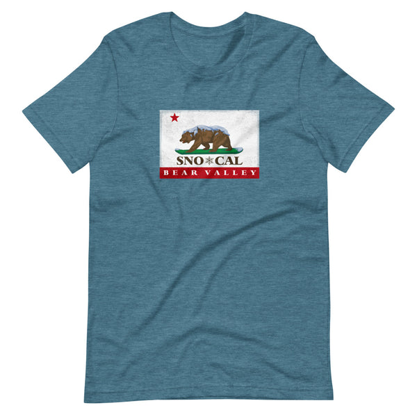 Bear Valley CA Flag Shirt - Sno Cal