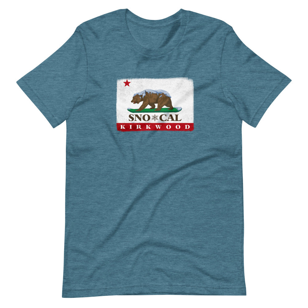 Kirkwood CA Flag Shirt - Sno Cal