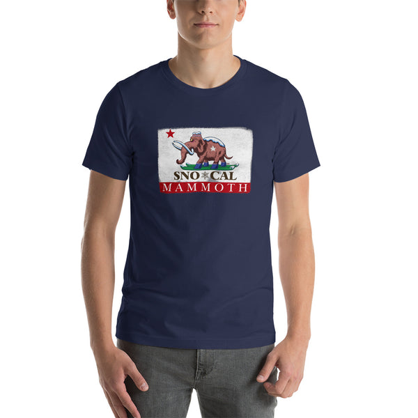 Wally the Woolly Mammoth CA Flag Shirt - Sno Cal