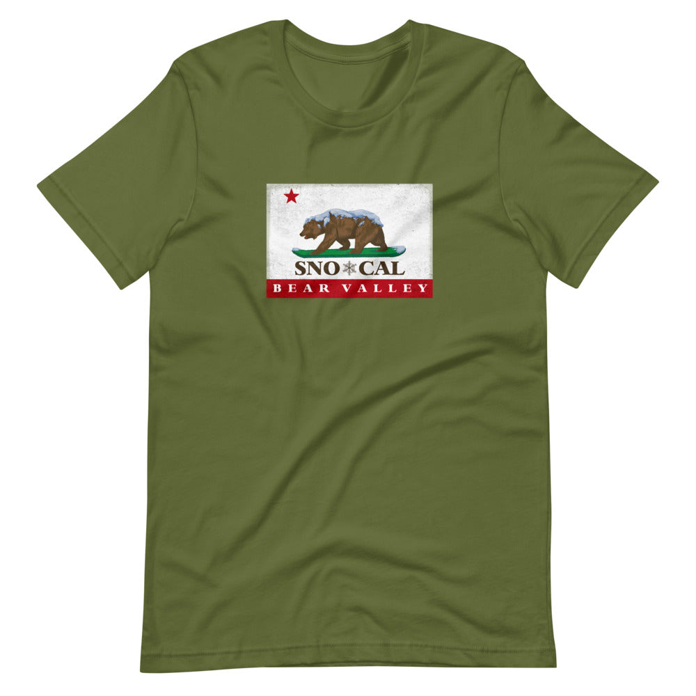 olive green Bear Valley shirt