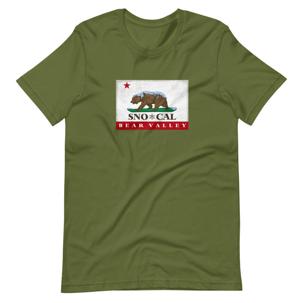 Bear Valley CA Flag Shirt - Sno Cal