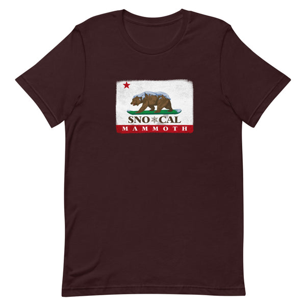 Sno*Cal Mammoth CA Flag shirt - Sno Cal