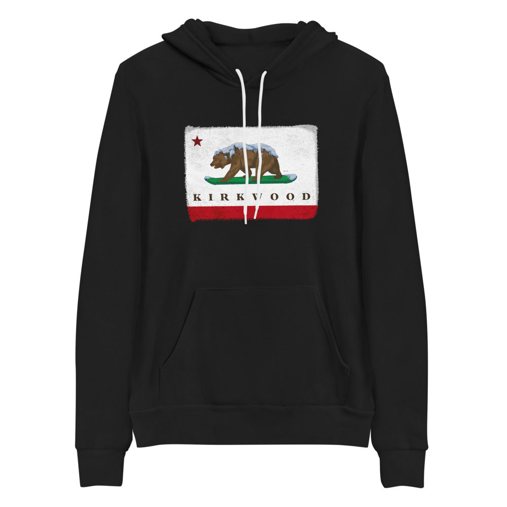 Kirkwood CA flag hoodie - Sno Cal