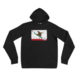 Snowboarding Grizzly CA Flag hoodie