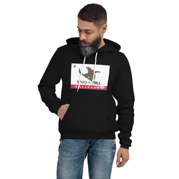 Palisades Sno*Cal flag board hoodie