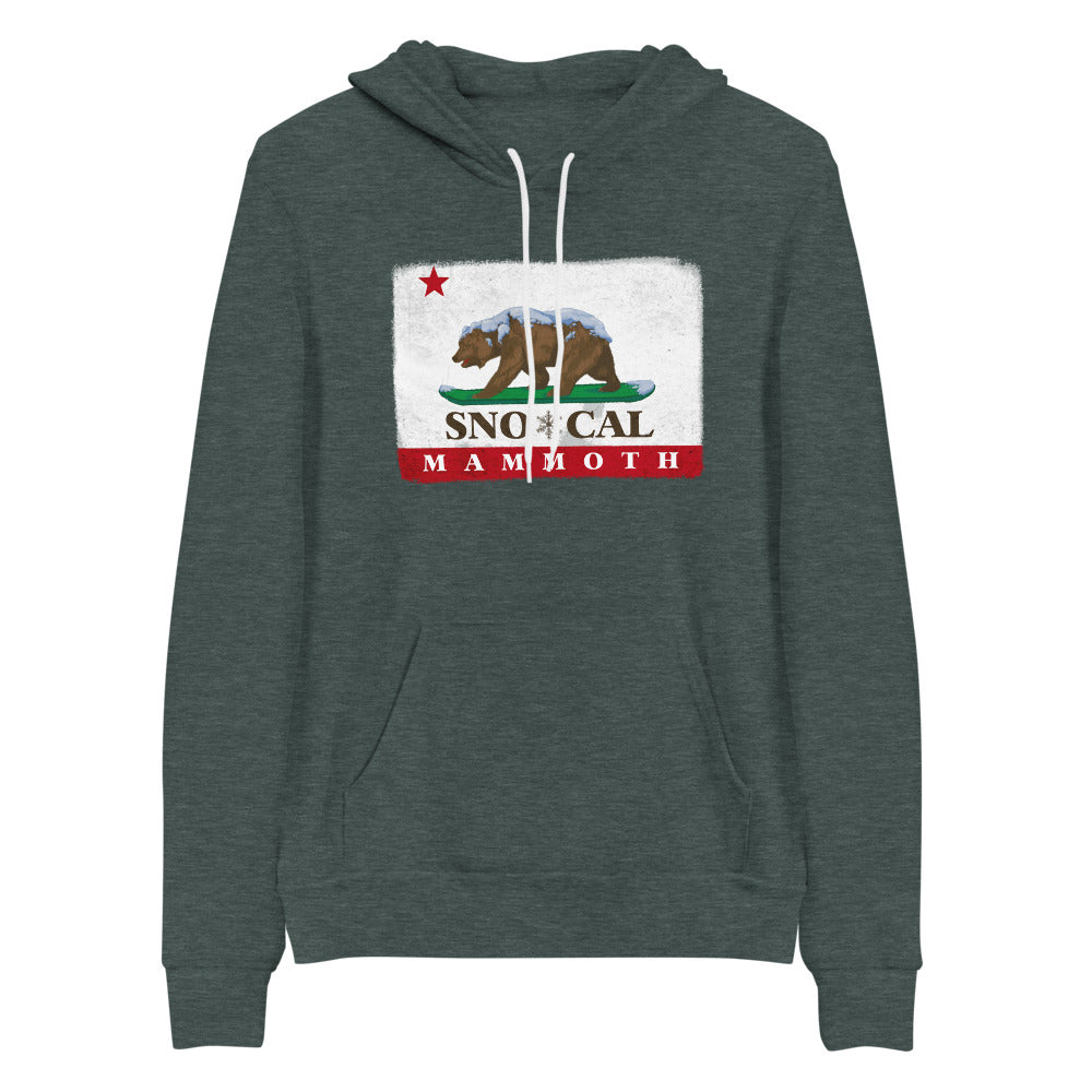 Green Mammoth Mountain hoodie - Sno Cal