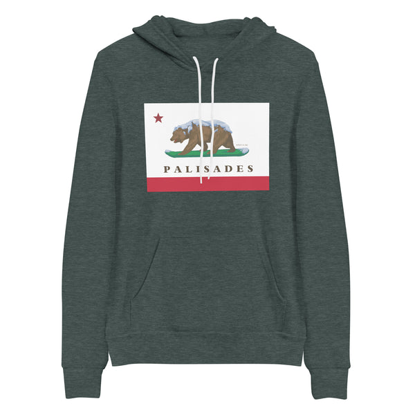 Palisades CA Flag Hoodie
