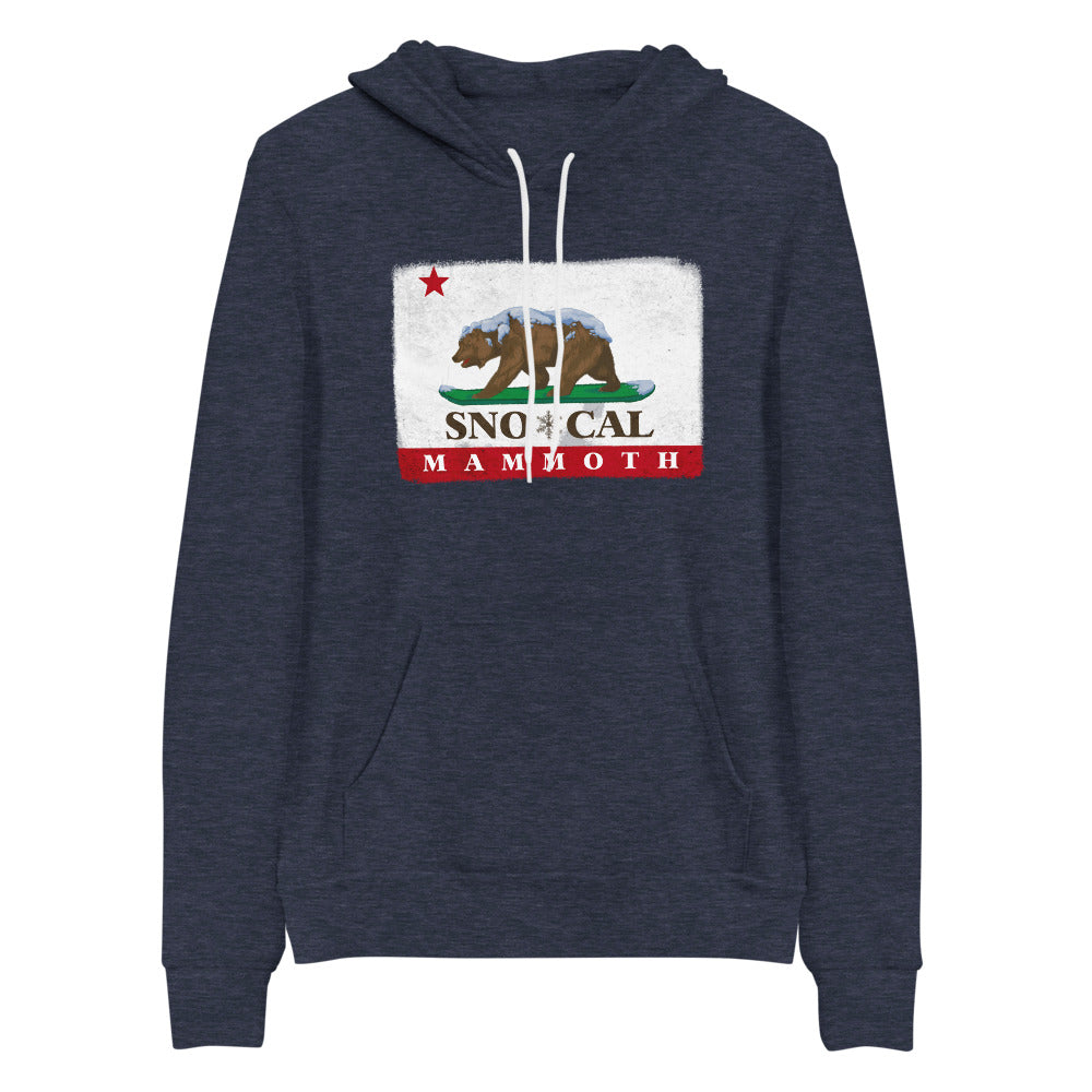 Navy Blue Mammoth CA hoodie - Sno Cal