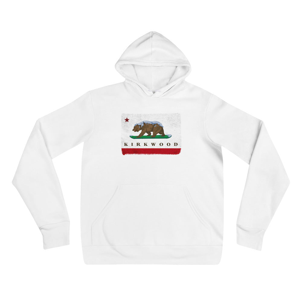 Kirkwood CA flag hoodie - Sno Cal