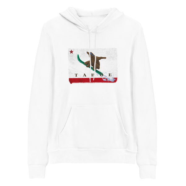Snowboarding Grizzly CA Flag hoodie - Sno Cal