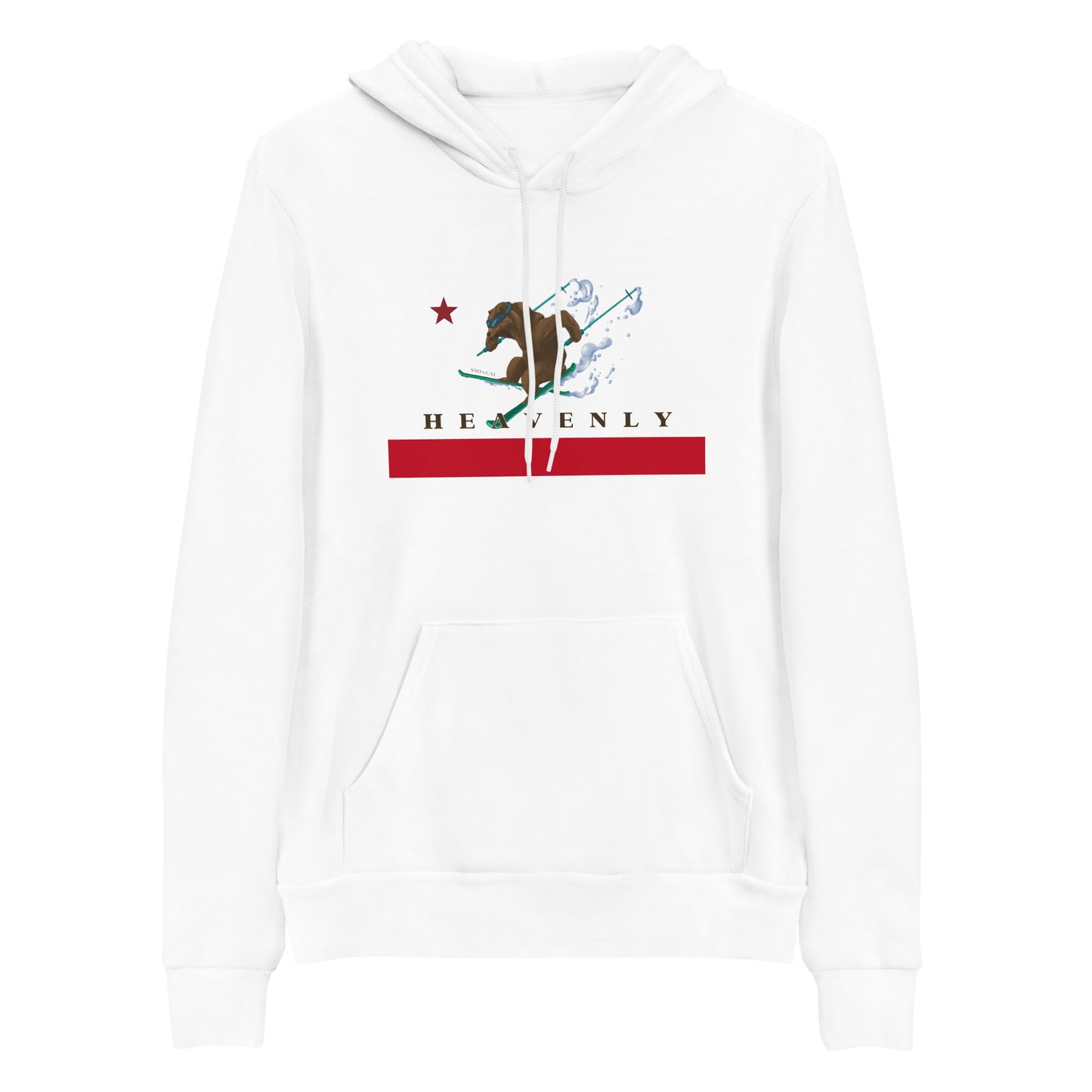 Heavenly CA Flag Ski Hoodie