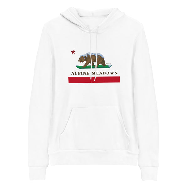 Alpine Meadows CA Flag Hoodie