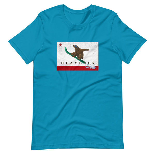 Heavenly CA Flag Grizzly Boarding Shirt - Sno Cal