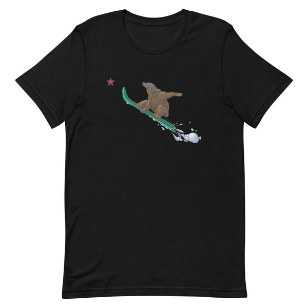 CA Grizzly Sending it with CA Star Shirt - Sno Cal