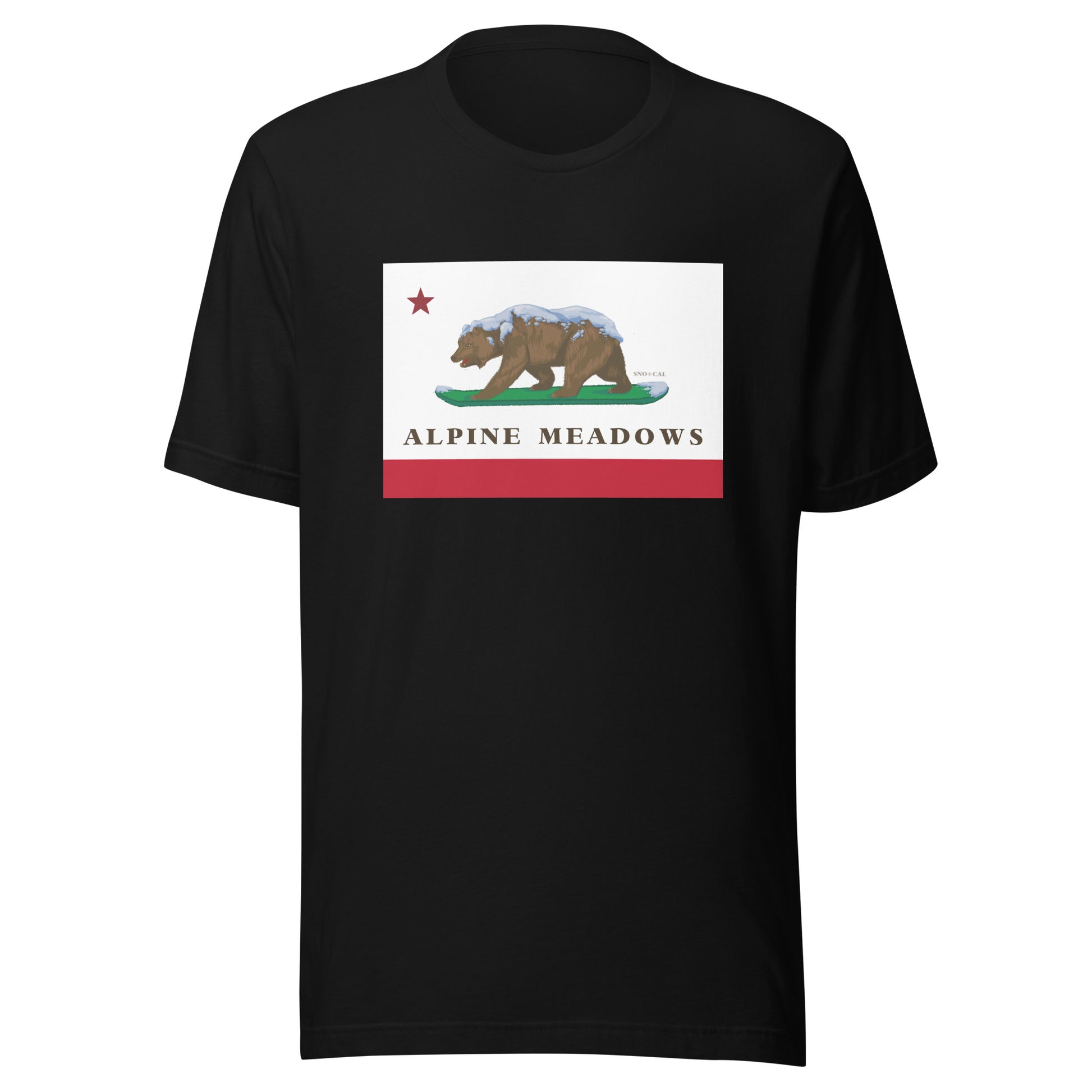 Black Alpine Meadows CA Shirt 