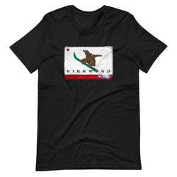 Kirkwood CA Flag Grizzly Sending It Shirt
