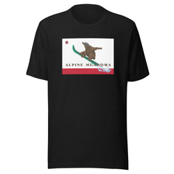 Alpine Meadows Shirt - CA Flag Boarding Grizzly