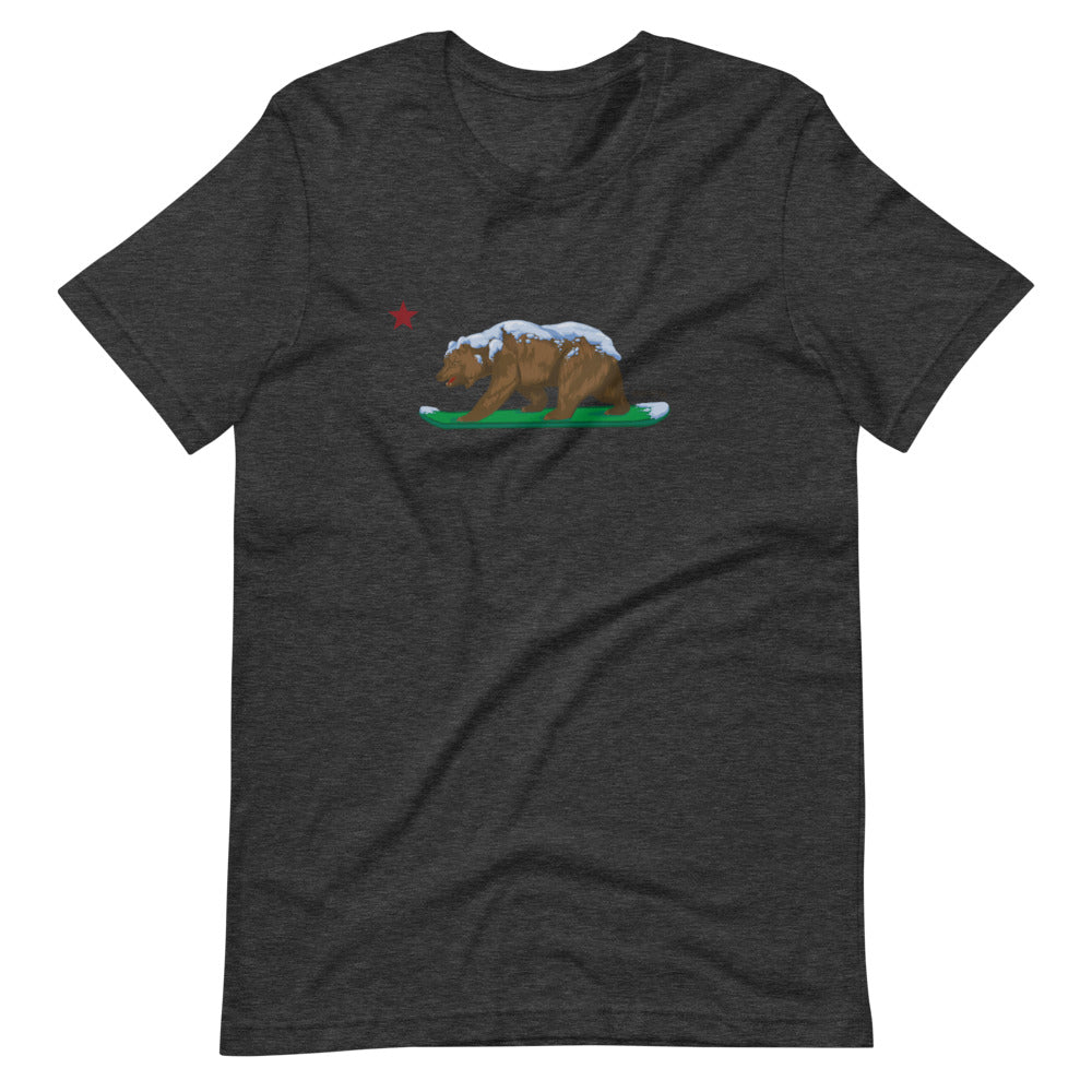 CA Grizzly with CA Flag Star Shirt - Sno Cal
