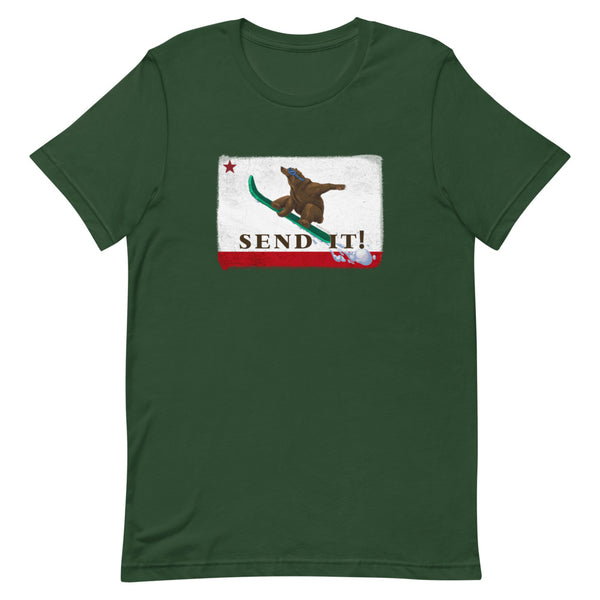 Send It CA Flag Shirt - Sno Cal