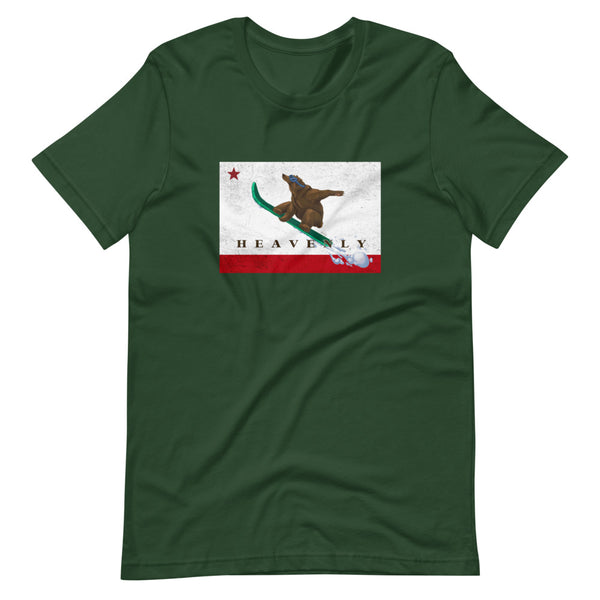 Heavenly CA Flag Grizzly Boarding Shirt - Sno Cal