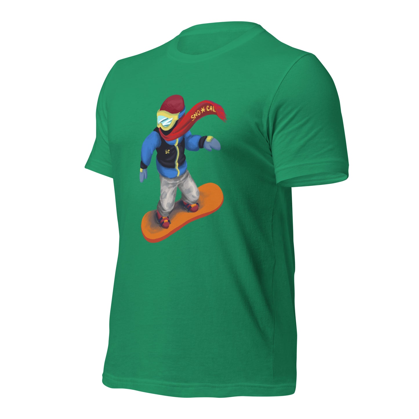 green snowmoji shirt