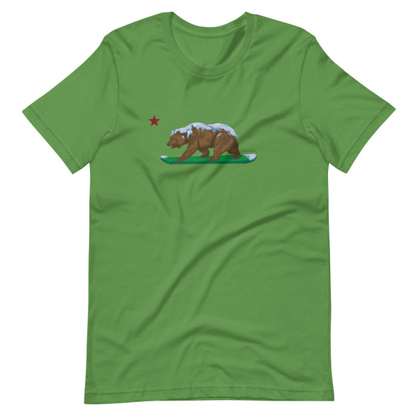 CA Grizzly with CA Flag Star Shirt - Sno Cal