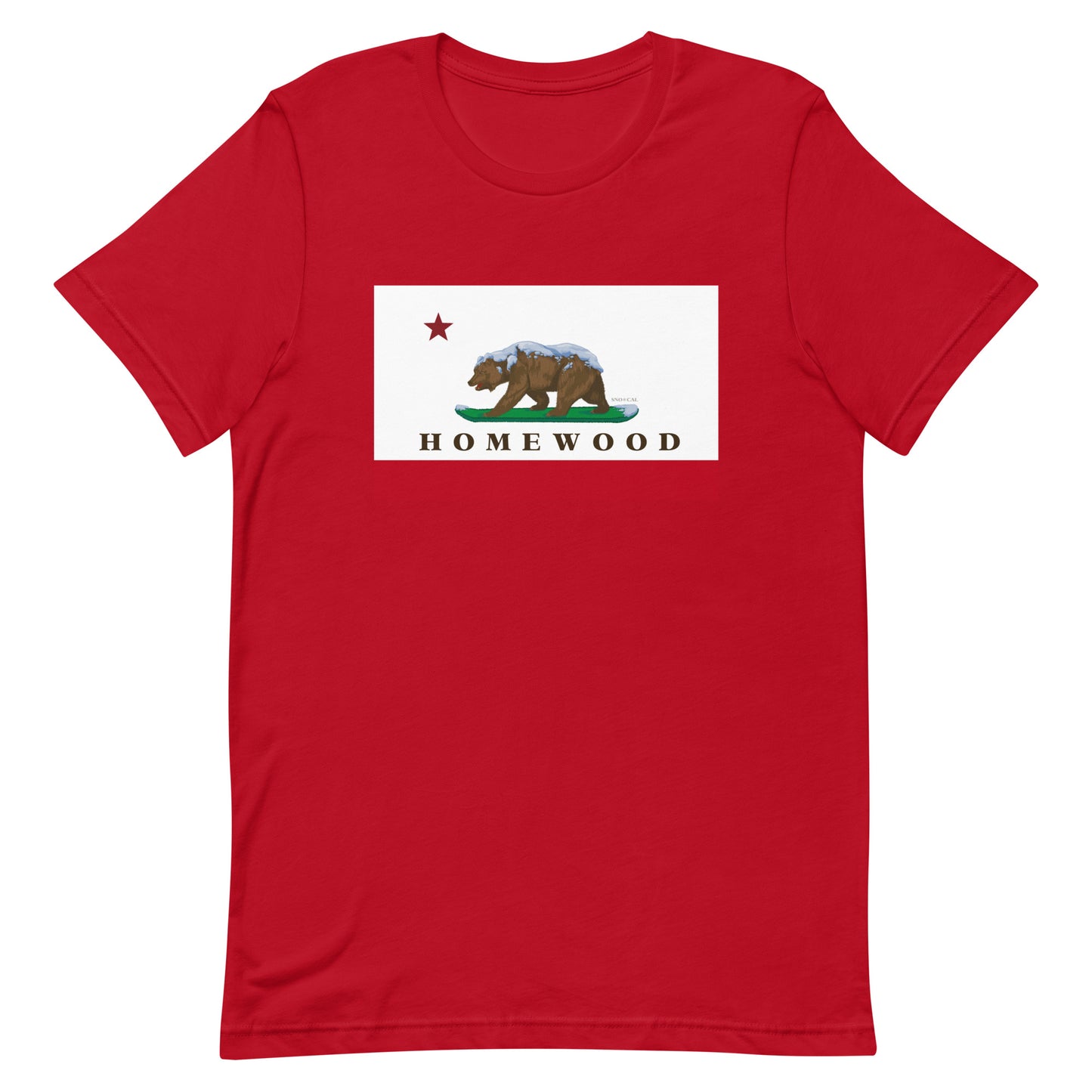 Homewood CA Flag t-shirt