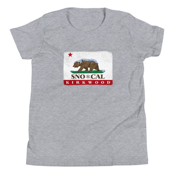 Kirkwood CA Flag Kids Shirt - Sno Cal