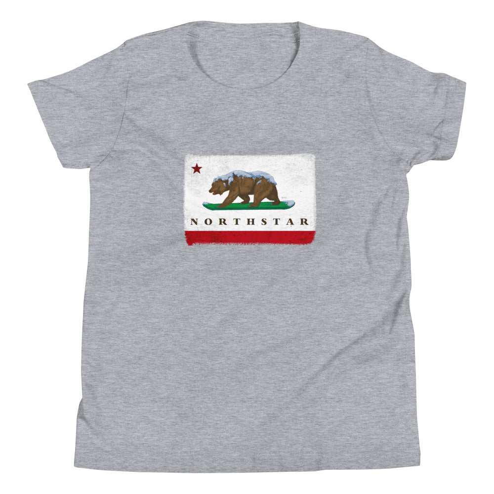 Kids NorthStar CA Flag Shirt - Sno Cal
