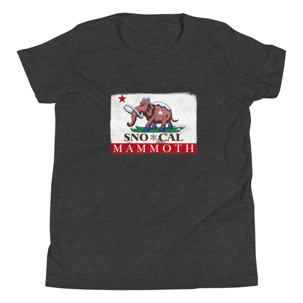 Kids Wally Mammoth CA Flag Shirt - Sno Cal