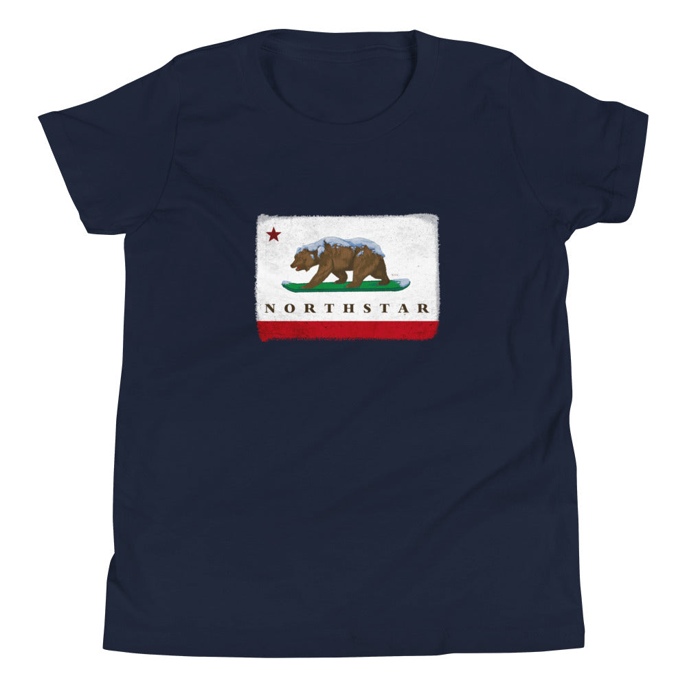 Kids NorthStar CA Flag Shirt - Sno Cal