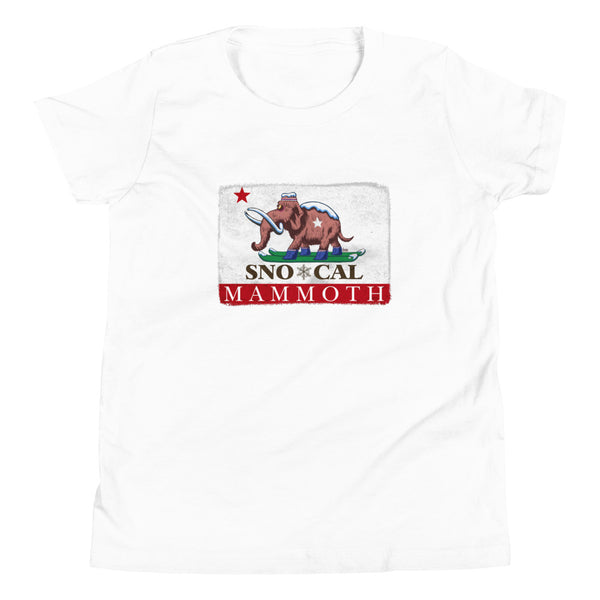 Kids Wally Mammoth CA Flag Shirt - Sno Cal