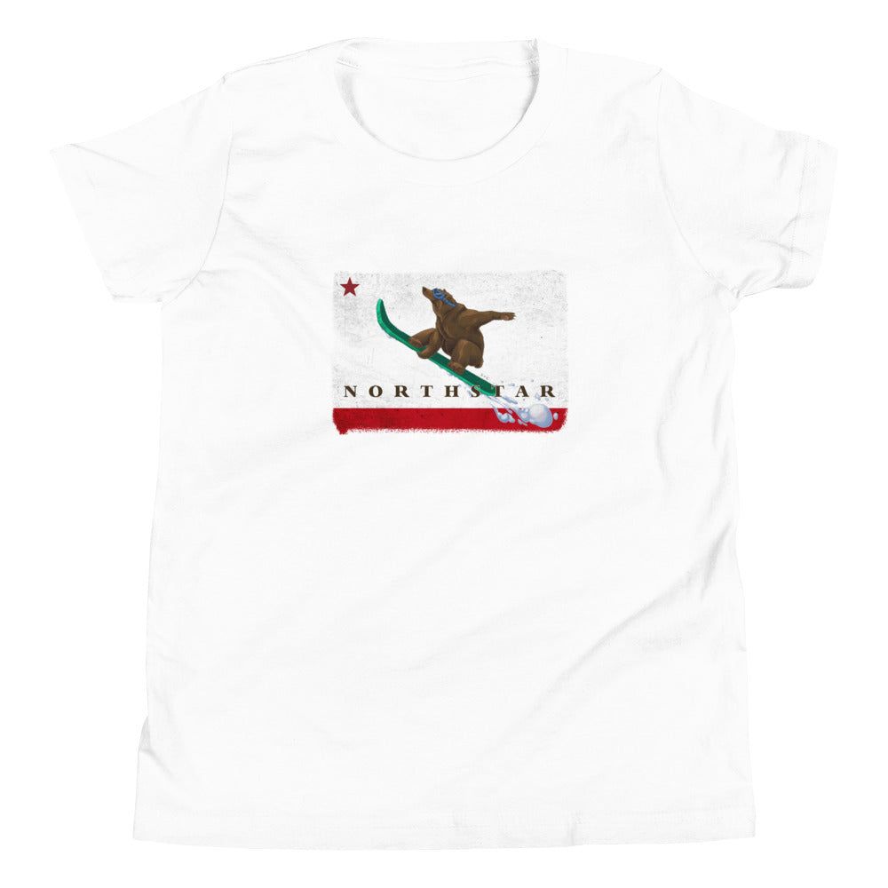 Kids CA Grizzly North Star Send it Shirt - Sno Cal